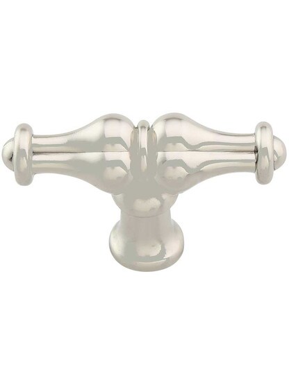 Bella 2-1/4 inch Cabinet Knob in Polished Nickel.